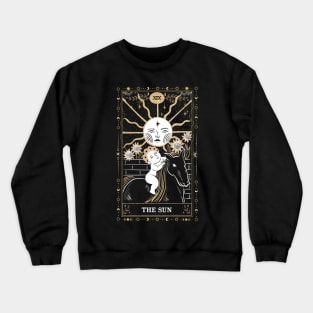 THE SUN Tarot Card Crewneck Sweatshirt